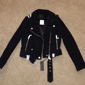 Blank NYC Suede Moto Jacket